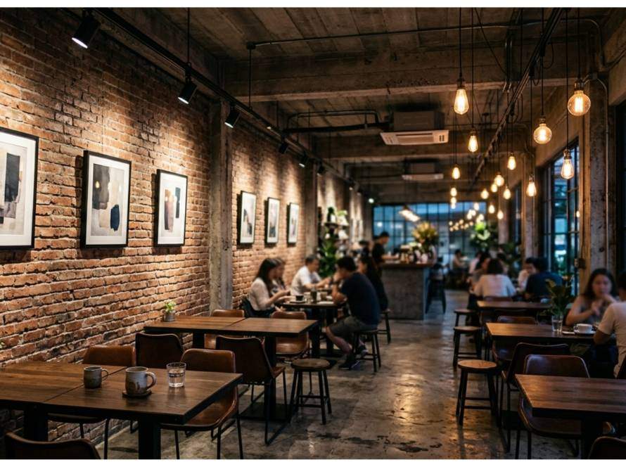 Kafe Dekoratif Aydınlatma